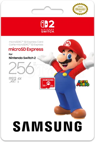 Photo de Carte mémoire Micro SD Samsung Nintendo Switch 2 - 256Go