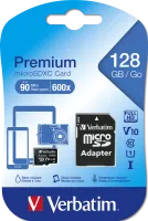 Photo de Micro SD Verbatim Premium - 128Go