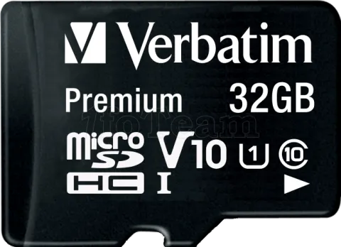 Photo de Carte mémoire Micro SD Verbatim Premium - 32Go avec adaptateur