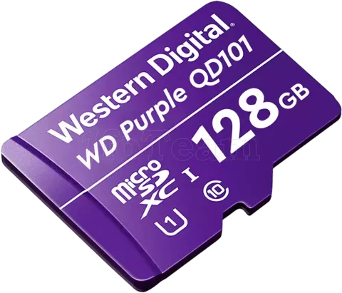 Photo de Carte mémoire Micro SD Western Digital Purple SC QD101 - 128Go