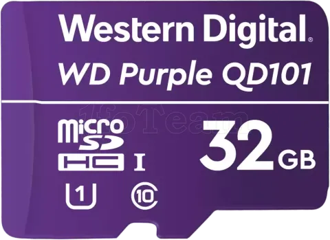 Photo de Carte mémoire Micro SD Western Digital Purple SC QD101 - 32Go