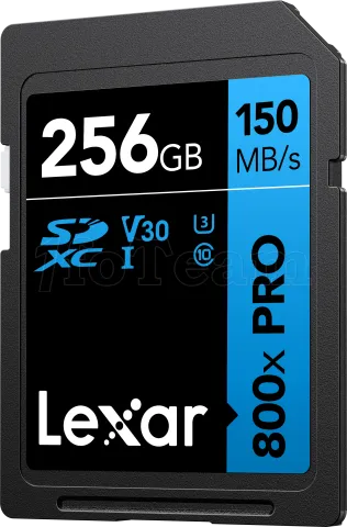 Photo de Carte mémoire SD Lexar 800x Pro - 128Go