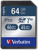 Photo de Carte mémoire SD Verbatim Pro U3 - 64Go