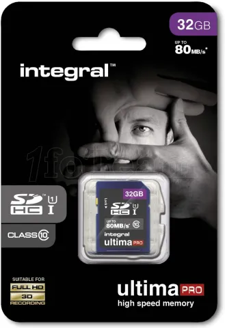 Photo de Carte mémoire Secure Digital (SD) Integral UltimaPro 32Go SDHC Class 10
