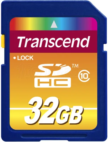 Photo de Carte mémoire Secure Digital (SD) Transcend 32 Go SDHC Class 10
