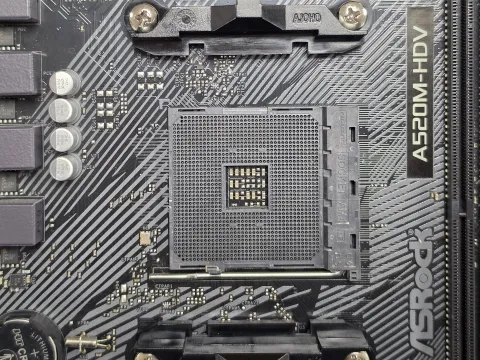 Photo de Carte Mère ASRock A520M-HDV (AM4) Micro-ATX - S/N D8M0XB201521 - ID 227211