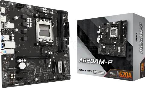 Photo de Carte Mère ASRock A620AM-P (AM5) Micro ATX