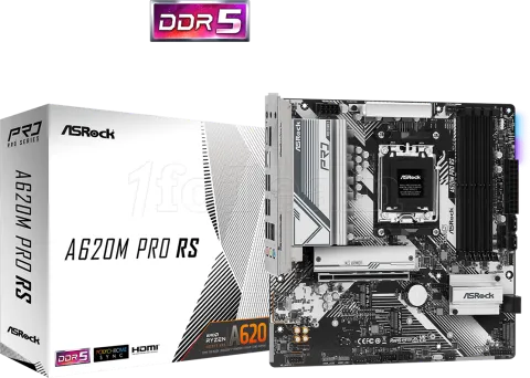 Photo de Carte Mère ASRock A620M Pro RS (AM5) Micro ATX