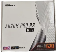 Photo de Carte Mère ASRock A620M Pro RS WiFi DDR5 (AM5) Micro ATX - SN G4M0XB051858 - ID 194624