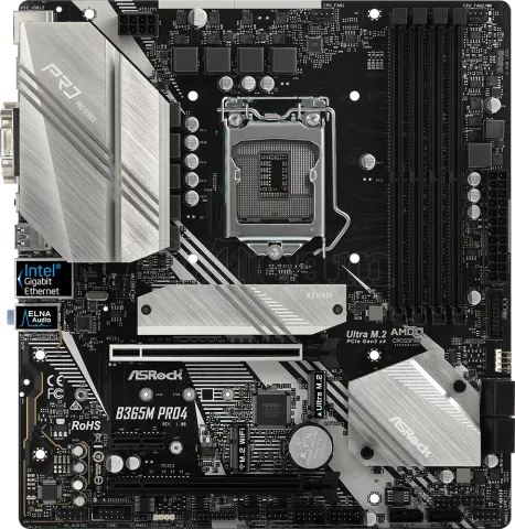 Photo de Carte Mère ASRock B365M Pro4 (Intel LGA 1151 v2) Micro ATX