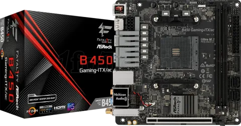 Photo de Carte Mère ASRock B450 Gaming-ITX/AC (AM4) Mini-ITX