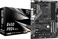 Photo de Carte Mère ASRock B450 Pro4 R2.0 (AM4)