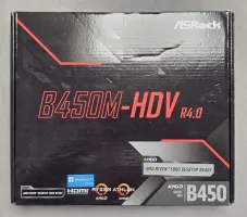 Photo de Carte Mère ASRock B450M-HDV R4.0 (AM4) Micro ATX - S/N J6FMUA094766 - ID 222631