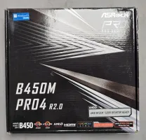 Photo de Carte Mère ASRock B450M Pro4 R2.0 (AM4) Micro ATX - S/N HBM0XB161187 - ID 222635