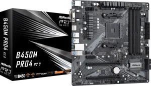 Photo de Carte Mère ASRock B450M Pro4 R2.0