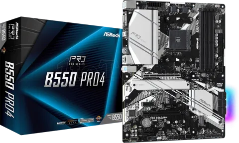 Photo de Carte Mère ASRock B550 Pro4 (AM4)