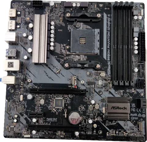 Photo de Carte Mère ASRock B550M Phantom Gaming 4 (AM4) Micro ATX - SN G6M0XB018561 - ID 197190