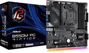 Photo de Carte Mère ASRock B550M Phantom Gaming Riptide