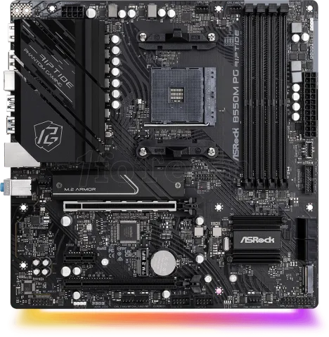 Photo de Carte Mère ASRock B550M Phantom Gaming Riptide DDR4 (AM4) Micro ATX