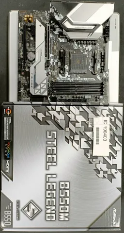 Photo de Carte Mère ASRock B550M Steel Legend (AM4) Micro ATX - ID 190403 - SN DCM0XB070467