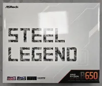Photo de Carte Mère ASRock B650 Steel Legend WiFi (AMD AM5) - S/N J4M0XB180626 - ID 222723