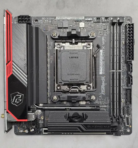 Photo de Carte Mère ASRock B650E PG-ITX WiFi (AM5) Mini ITX - S/N FAFMUA034416 - ID 222641