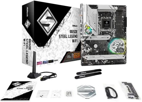 Photo de Carte Mère ASRock B650E Steel Legend WiFi (AM5)