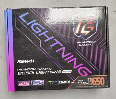 Photo de Carte Mère ASRock B650I Phantom Gaming Lightning (AM5) Mini ITX - S/N J5M0XB007551 - ID 222640