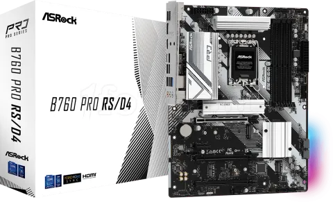 Photo de Carte Mère ASRock B760 Pro RS DDR4 (Intel LGA 1700)