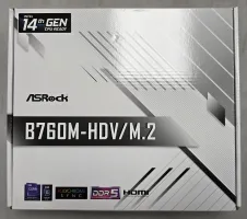 Photo de Carte Mère ASRock B760M-HDV/M.2 DDR5 (Intel LGA 1700) Micro ATX - S/N J2FMUA040762 - ID 222734