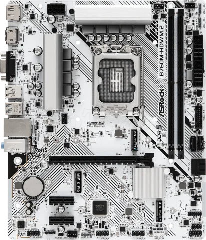 Photo de Carte Mère ASRock B760M-HDV/M.2 DDR5 (Intel LGA 1700) Micro ATX