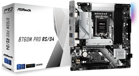 Photo de Carte Mère ASRock B760M Pro RS DDR4 (Intel LGA 1700) Micro ATX