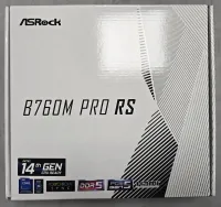 Photo de Carte Mère ASRock B760M Pro RS DDR5 (Intel LGA 1700) Micro ATX - S/N H6M0XB123046 - ID 222736