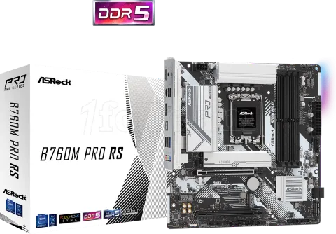 Photo de Carte Mère ASRock B760M Pro RS DDR5 (Intel LGA 1700) Micro ATX