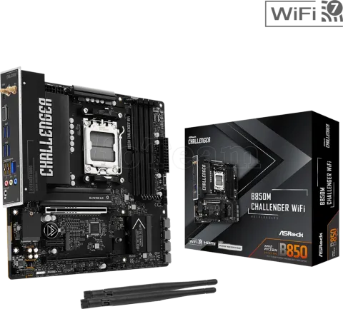 Photo de Carte mère ASRock B850M Challenger WiFi (AM5) Micro ATX