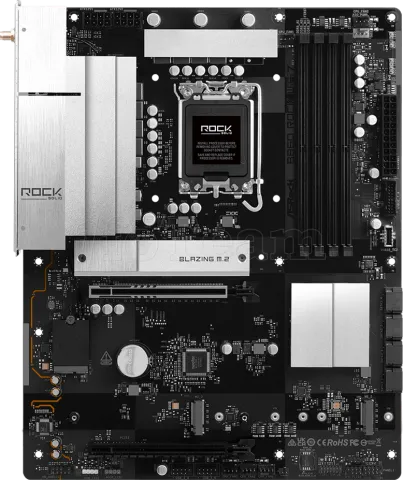 Photo de Carte Mère ASRock B860 Rock WiFi 7 (Intel LGA 1851)