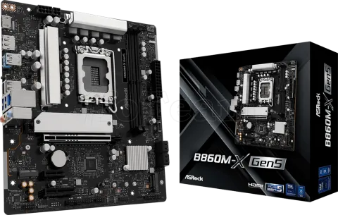 Photo de Carte mère ASRock B860M-X Gen5 (Intel LGA 1851) Micro ATX