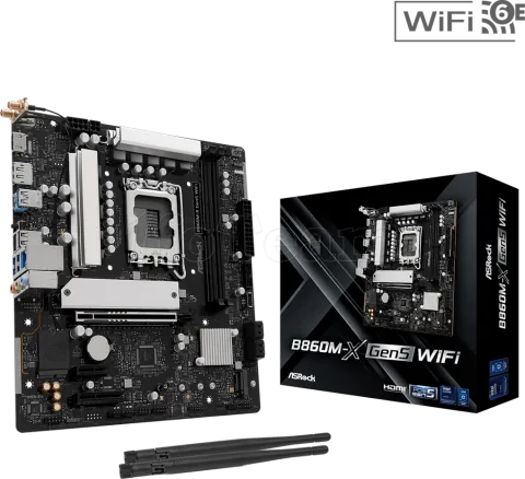 Photo de Carte mère ASRock B860M-X Gen5 WiFi (Intel LGA 1851) Micro ATX