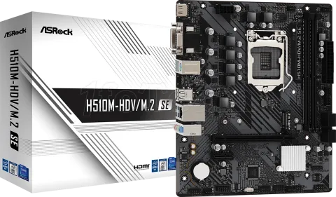 Photo de Carte Mère ASRock H510M-HDV/M.2 SE (Intel LGA 1200) Micro ATX