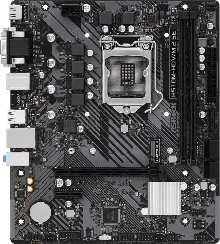 Photo de Carte Mère ASRock H510M-HDV/M.2 SE (Intel LGA 1200) Micro ATX