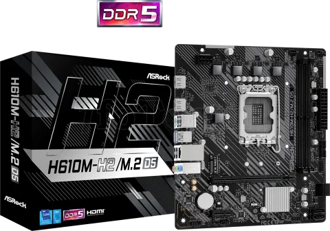 Photo de Carte Mère ASRock H610M-H2/M.2 DDR5 (Intel LGA 1700) Micro ATX