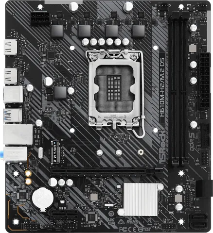 Photo de Carte Mère ASRock H610M-H2/M.2 DDR5 (Intel LGA 1700) Micro ATX