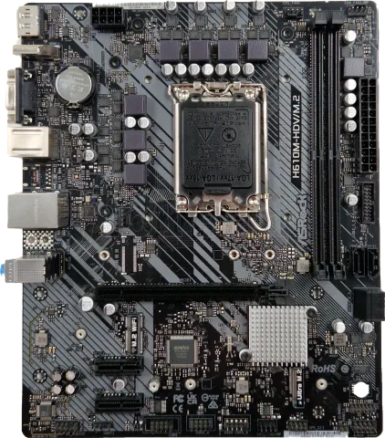Photo de Carte Mère ASRock H610M-HDV/M.2 (Intel LGA 1700) Micro ATX - SN F2FMUA056178 - ID 197188