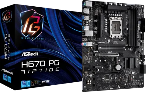 Photo de Carte Mère ASRock H670 PG Riptide (Intel LGA 1700)