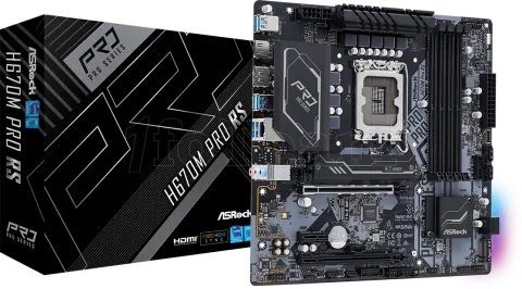 Photo de Carte Mère ASRock H670M Pro RS (Intel LGA 1700)