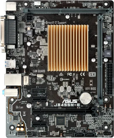 Photo de Carte Mère ASRock J3455M avec Processeur Intel Celeron J3455 (2.3Ghz) - Micro ATX