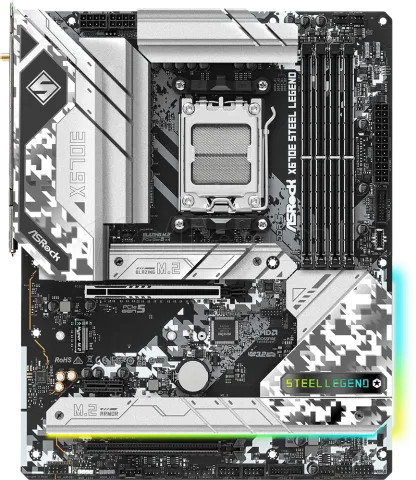 Photo de Carte Mère ASRock X670E Steel Legend (AM5)