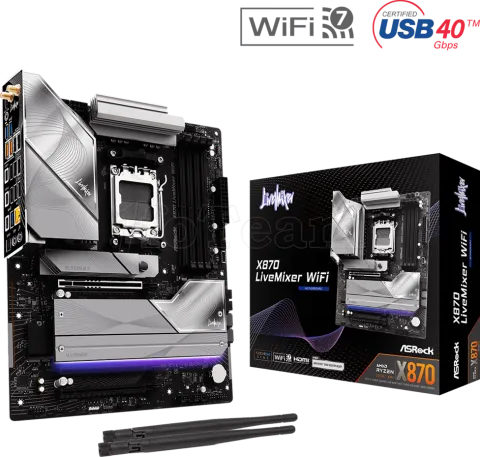 Photo de Carte mère ASRock X870 LiveMixer WiFi (AM5)