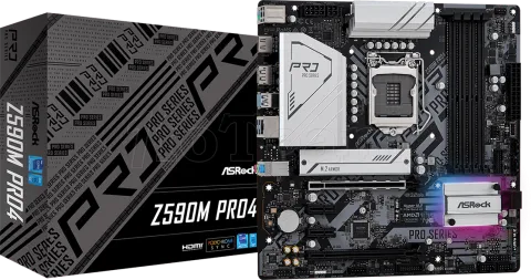 Photo de Carte Mère ASRock Z590M Pro4 (Intel LGA 1200) Micro ATX