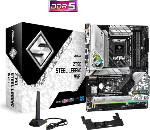 Photo de Carte Mère ASRock Z790 Steel Legend WiFi DDR5 (Intel LGA 1700)